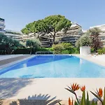 아파트 Lerins Renove Ideal Famille Plages De Juan Les Pins A 200m Confort & Parking *